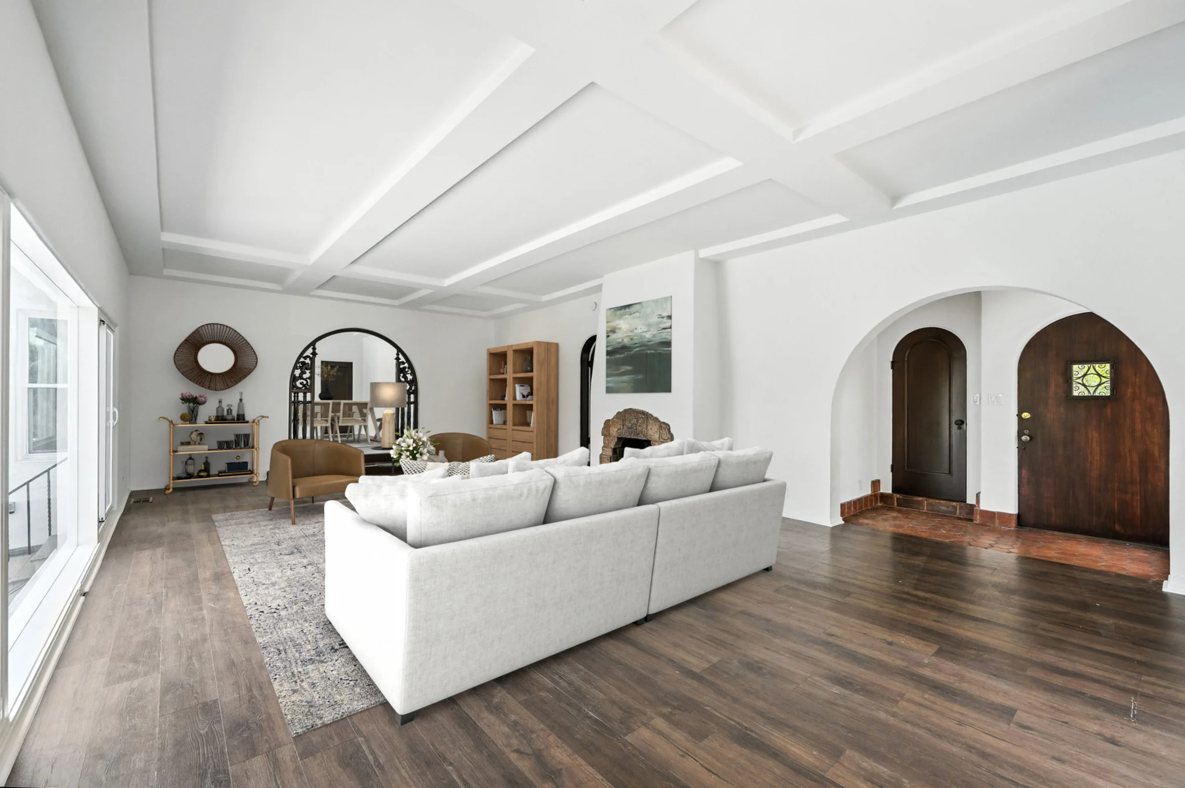 100 N Mansfield Ave - Living Room Alternate View